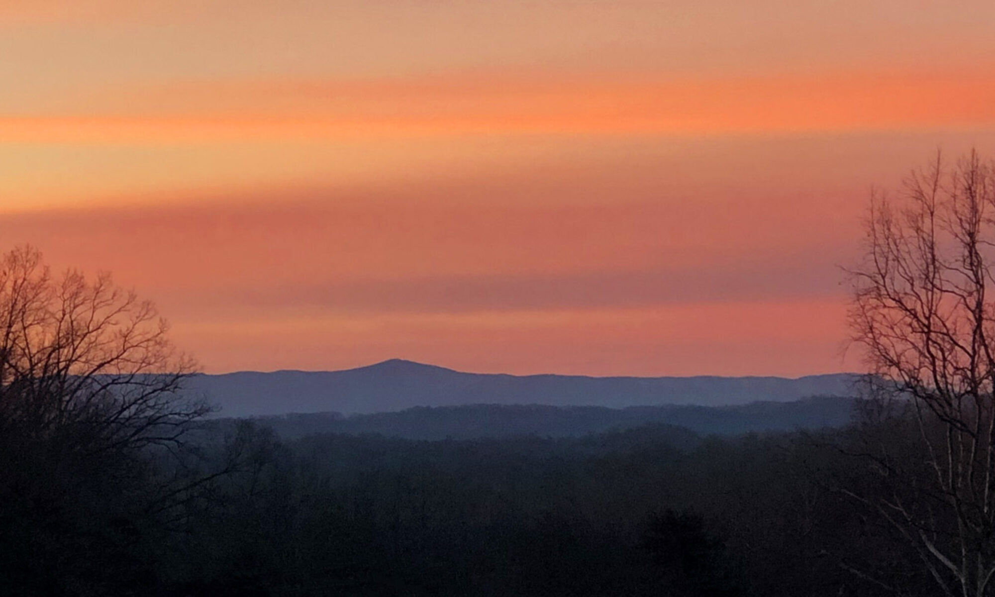 Mountain view of eastern Tennessee